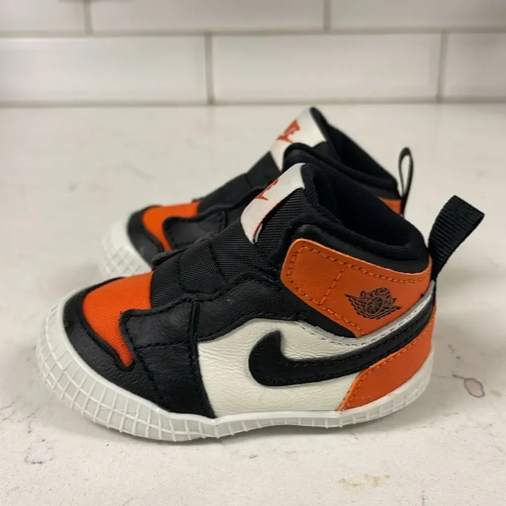 2019 Air Jordan 1 Crib Bootie 'Shattered Backboard' Size 3C AT3745-108